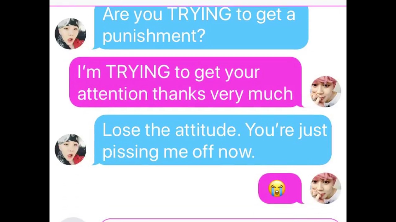 Yoonmin Texting Story: Needy Jimin