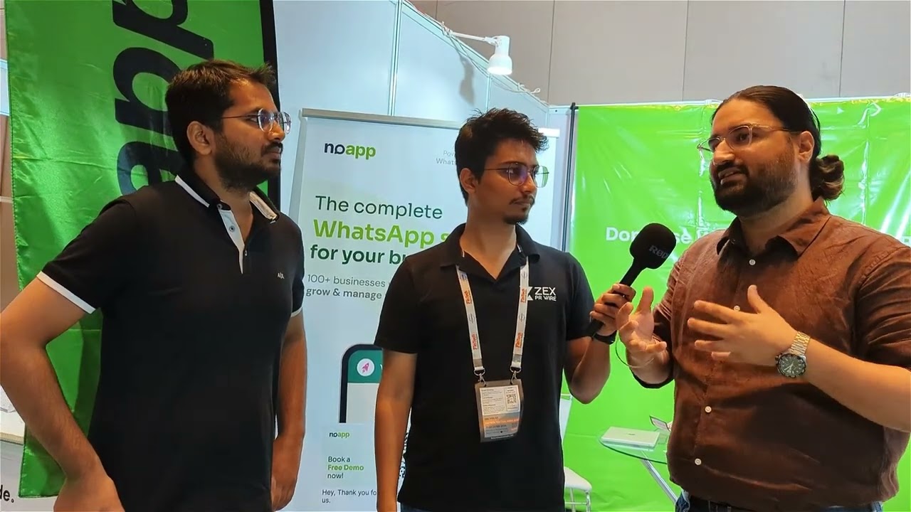#NoApp at FFI || Team Zex met Kunwar Raj & Amit Singh, the co-founders of NoApp
