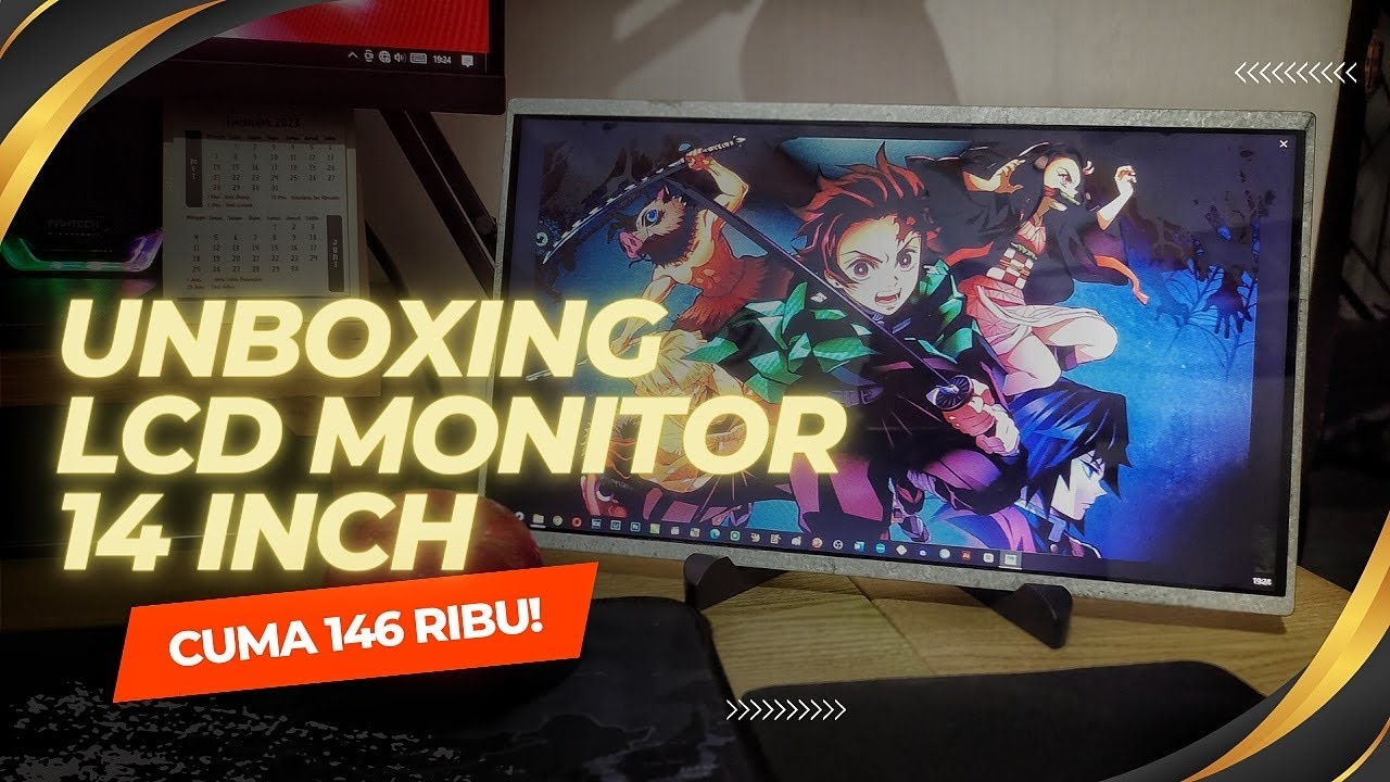 Monitor LCD 14 Inch Cuma 100 ribu an? Unboxing Second Monitor Murah