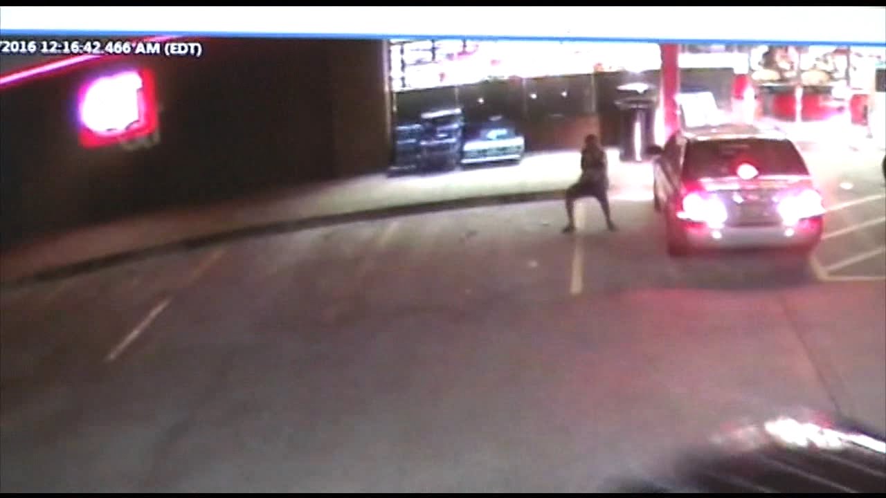 Police: Surveillance catches shots fired at Lawrenceville gas station
