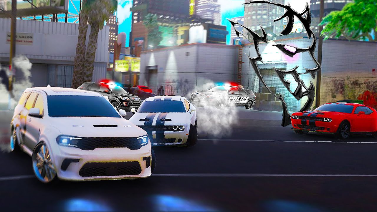 3 Hellcats Go On A Chase In Chicago | GTA 5 RP