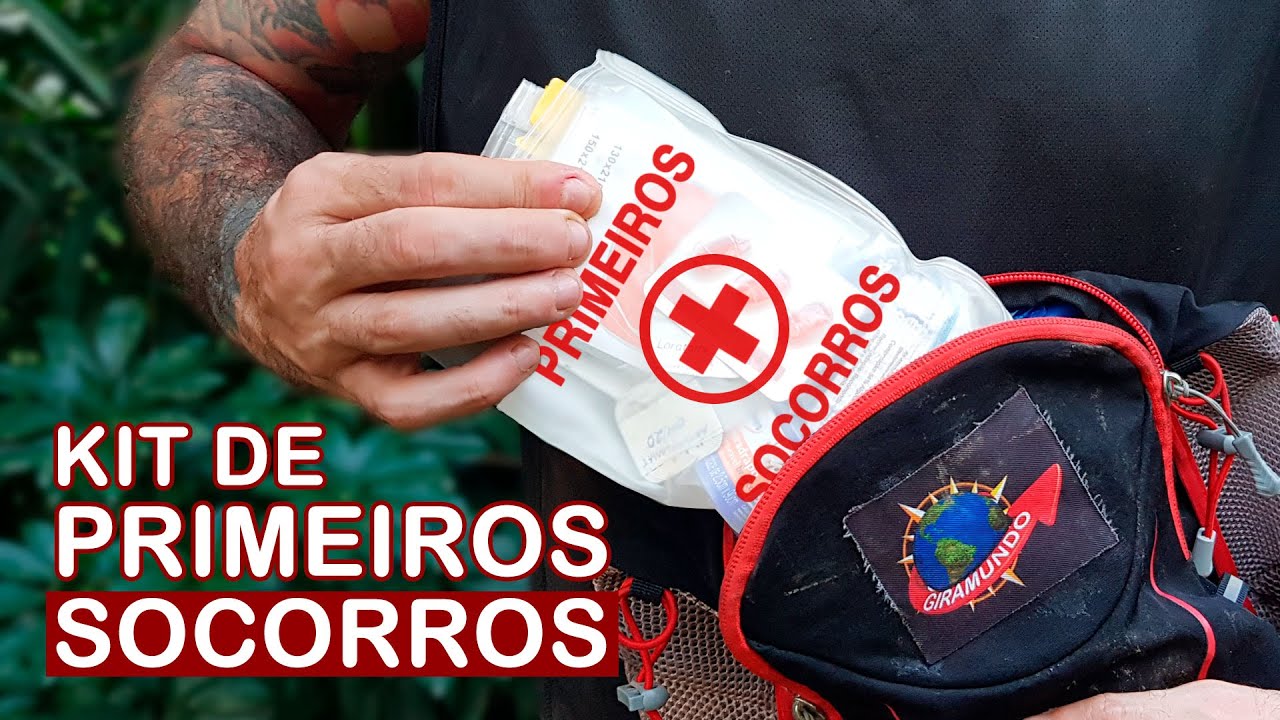 KIT de PRIMEIROS SOCORROS para TRILHA, Trail Run e outras aventuras