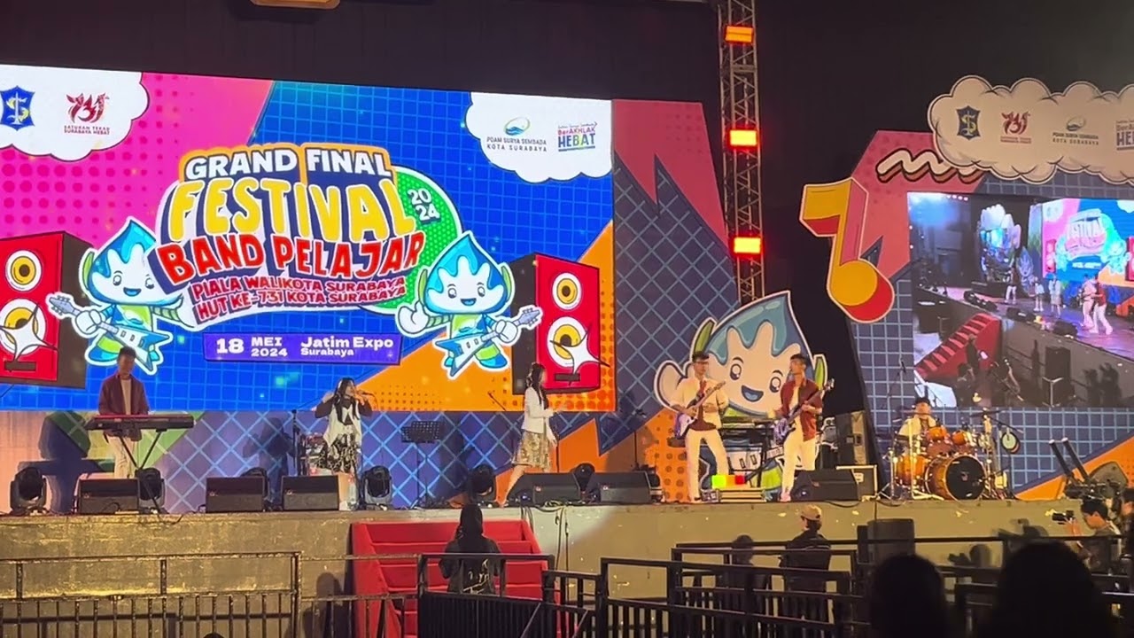 JUARA 1 Festival Musik Surabaya Hebat 2024 | D'Vacto Band | @PDAM x Pemerintah Kota Surabaya