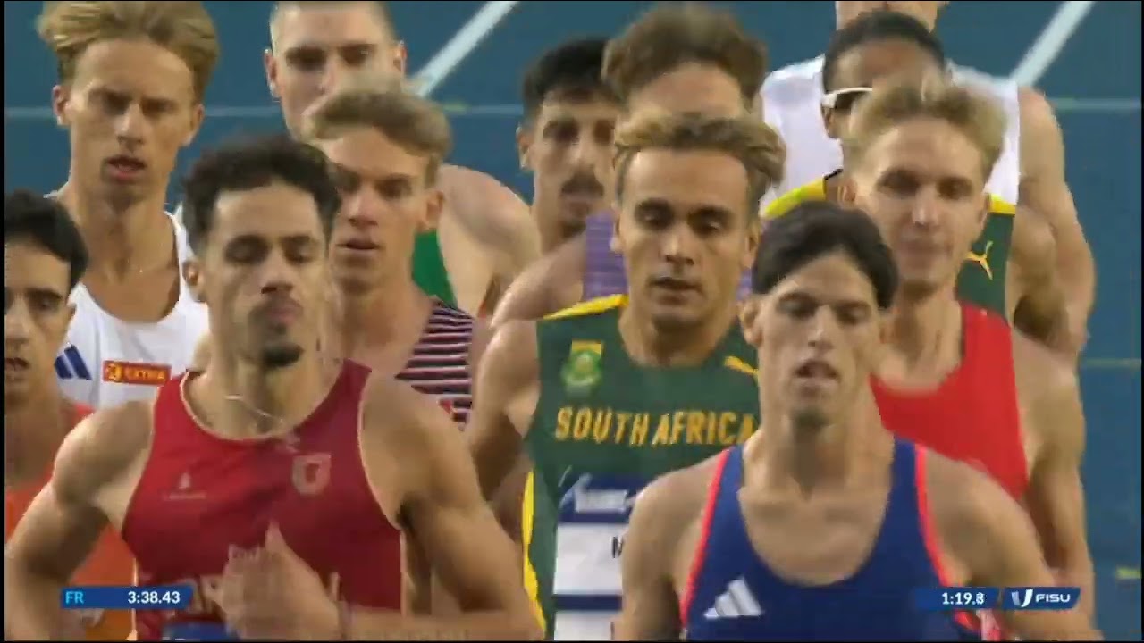 1500m Men's Final World University Games Summer - Rhine-Ruhr 2025 FISU