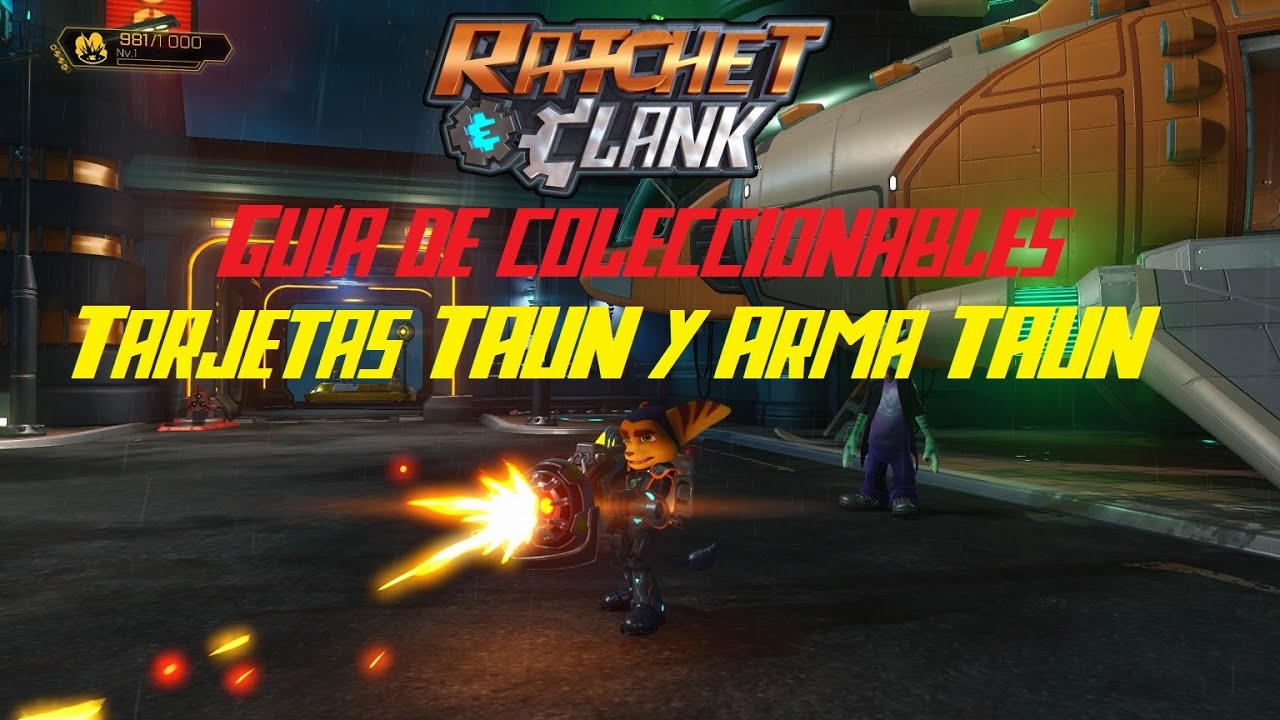 Ratchet & Clank PS4 - Tarjetas TAUN - Desbloquear arma TAUN
