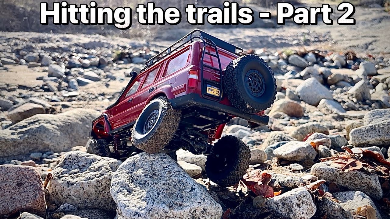 WPL C54-1 off-road testing Temescal Wash Part 2