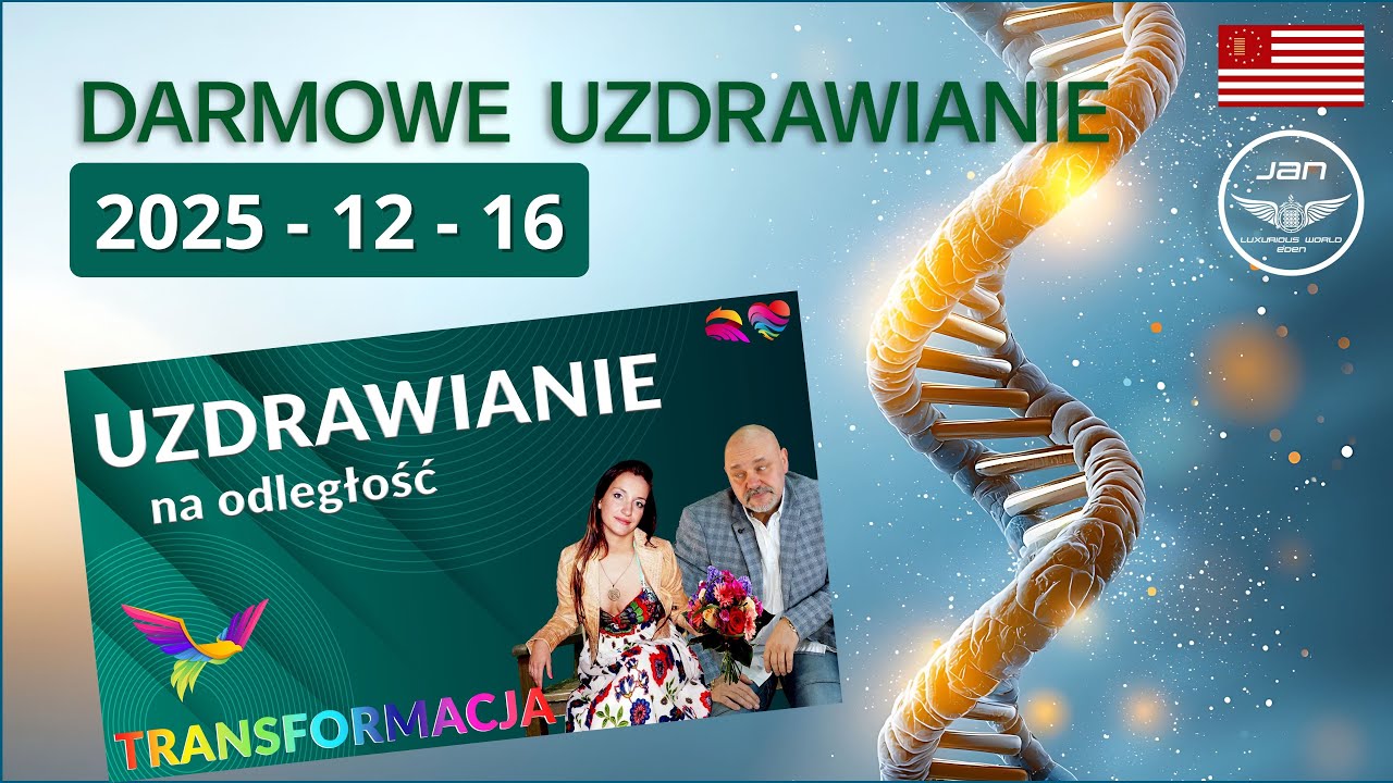 Medytacja uzdrawiająca z Uzdrowicielami Duchowymi Zbigniewem Popko i Agatą Popko. 2025-12-16