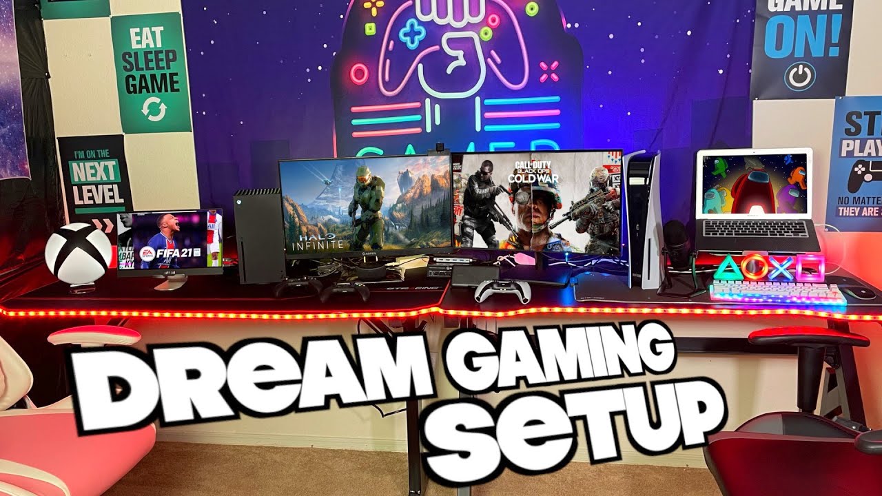 I Built A Dream Playstation 5 and Xbox Series X Gaming Setup - Xbox Series X Winner Announced