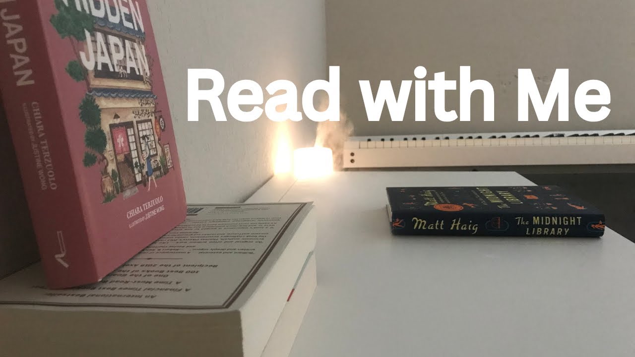 READ WITH ME 30 MIN | No music, Gentle rain sounds 🌧️