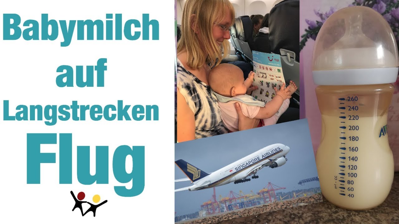 Fliegen mit Baby | Warme Milch für 12 Stunden Flug mit 1 Mal Wasser kochen | Babymilch im Flugzeug