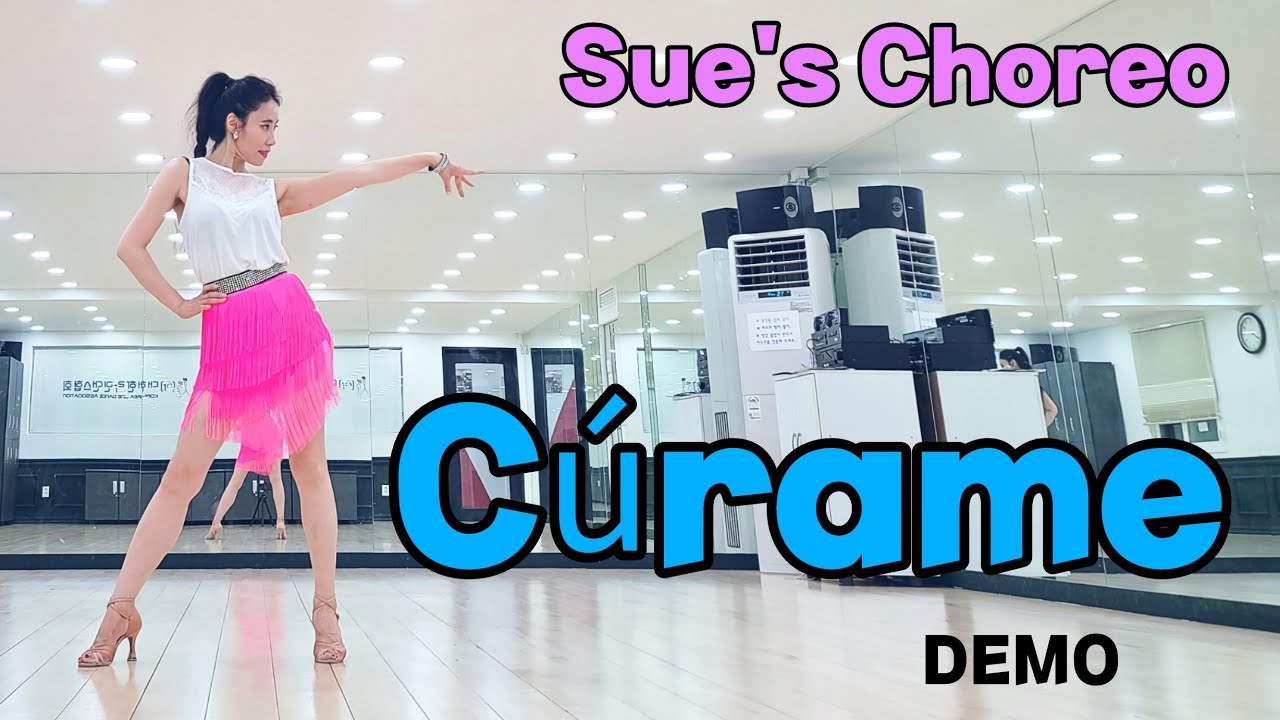 Cúrame Linedance by Sue (Demo)[Choreo Sukyung Son]/차차베이직 연습용 초중급댄스~ #suelinedance #Cúrame #linedance