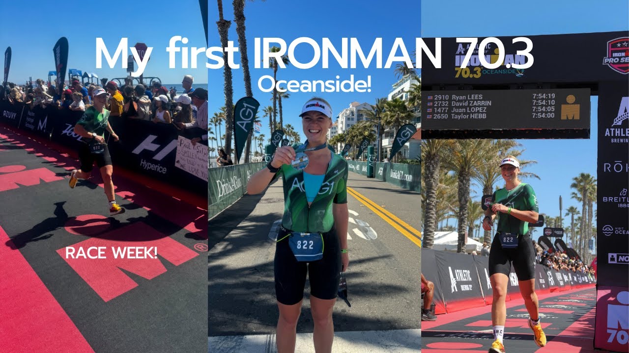 Completing my FIRST IRONMAN 70.3 with less than 3 months of training: Oceanside race week!
