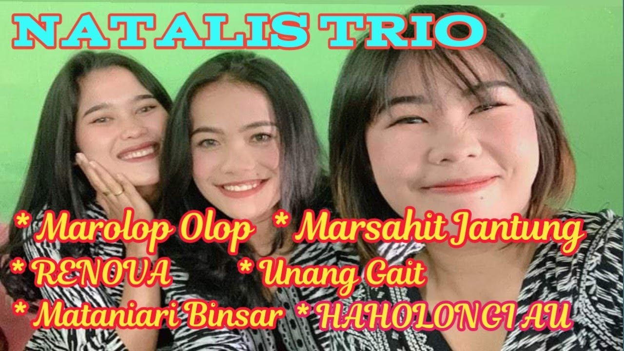 NATALIS TRIO Lagu Batak Goyang // Agave Musik Sidikalang