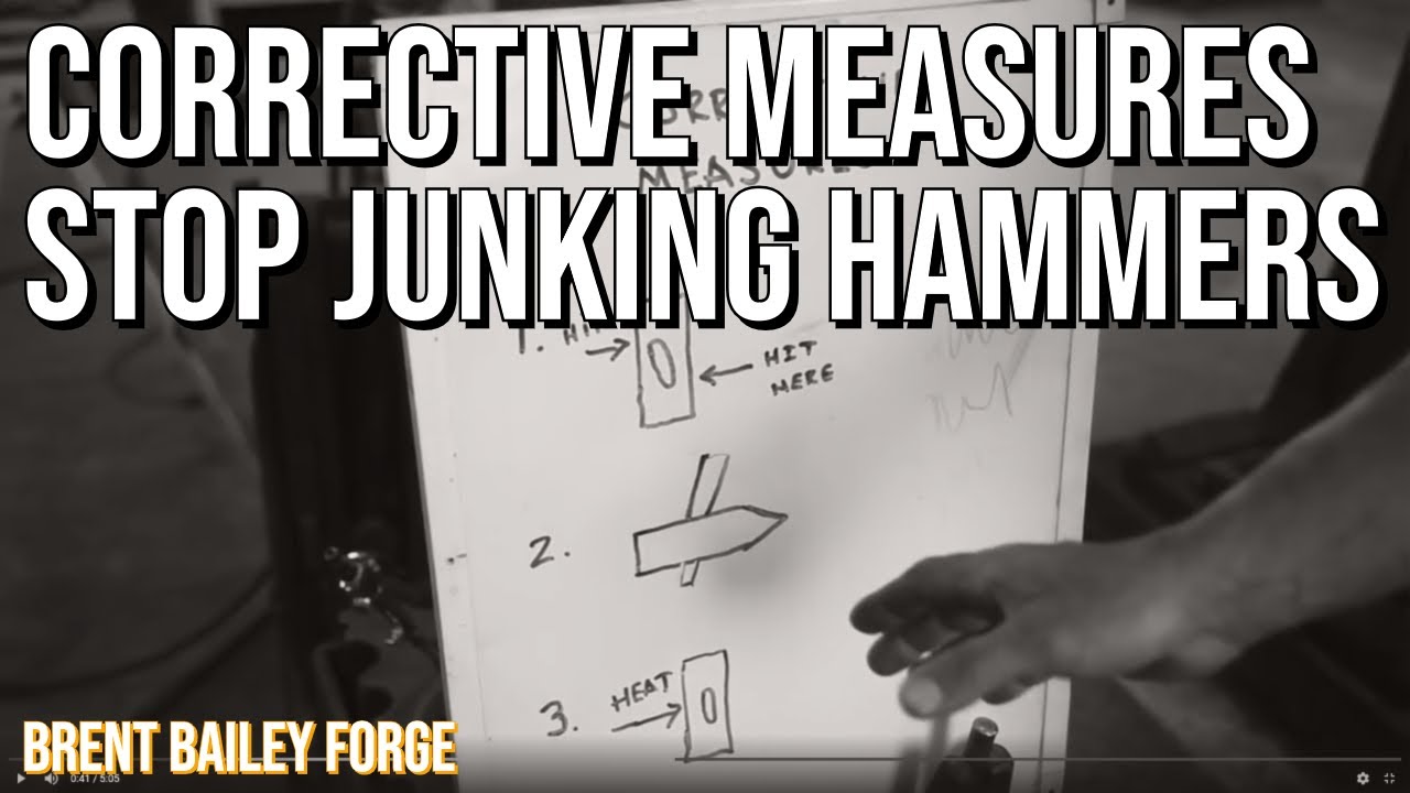 Corrective measures- Fixing problems with your hammer eyes- Brent Bailey Forge