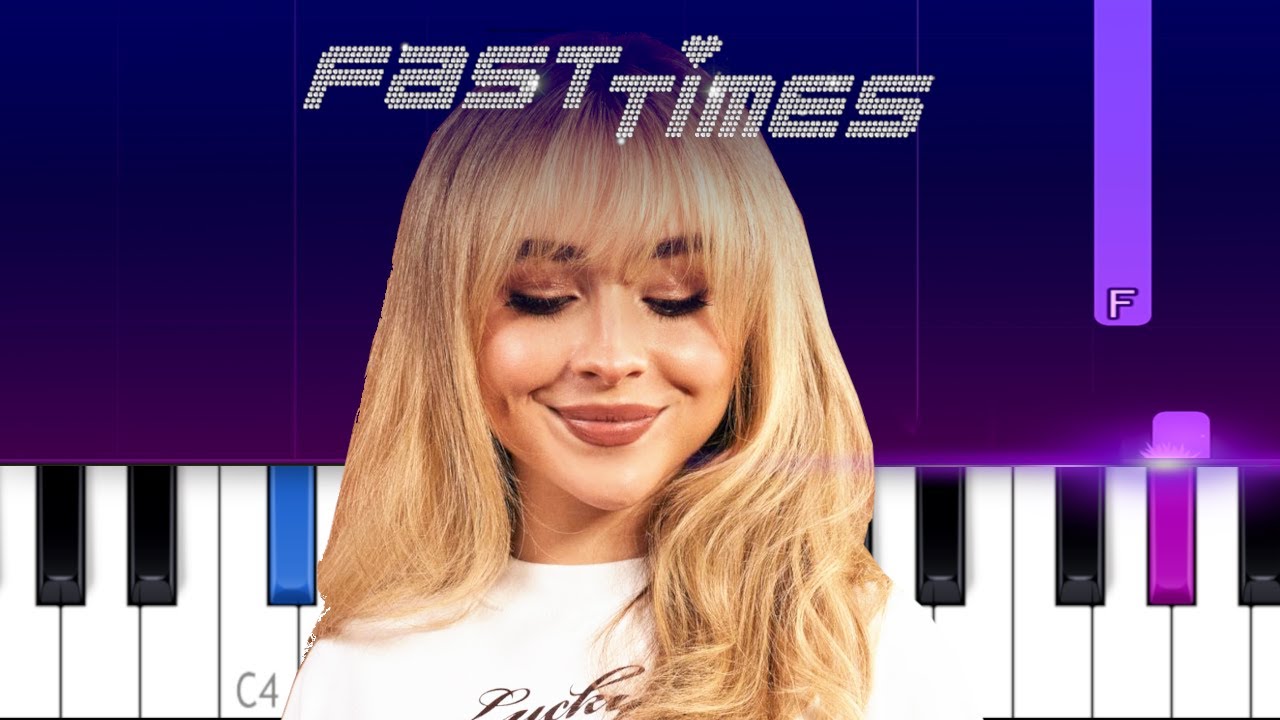 Sabrina Carpenter - Fast Times | Piano Tutorial