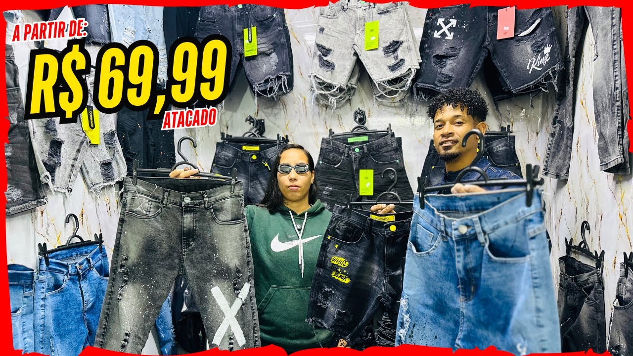 👖📍 CALÇA JOGADOR E BERMUDAS JOGADOR | O MELHOR PREÇO DO BRÁS SP | É NA FEIRINHA DA MADRUGADA 📍👖