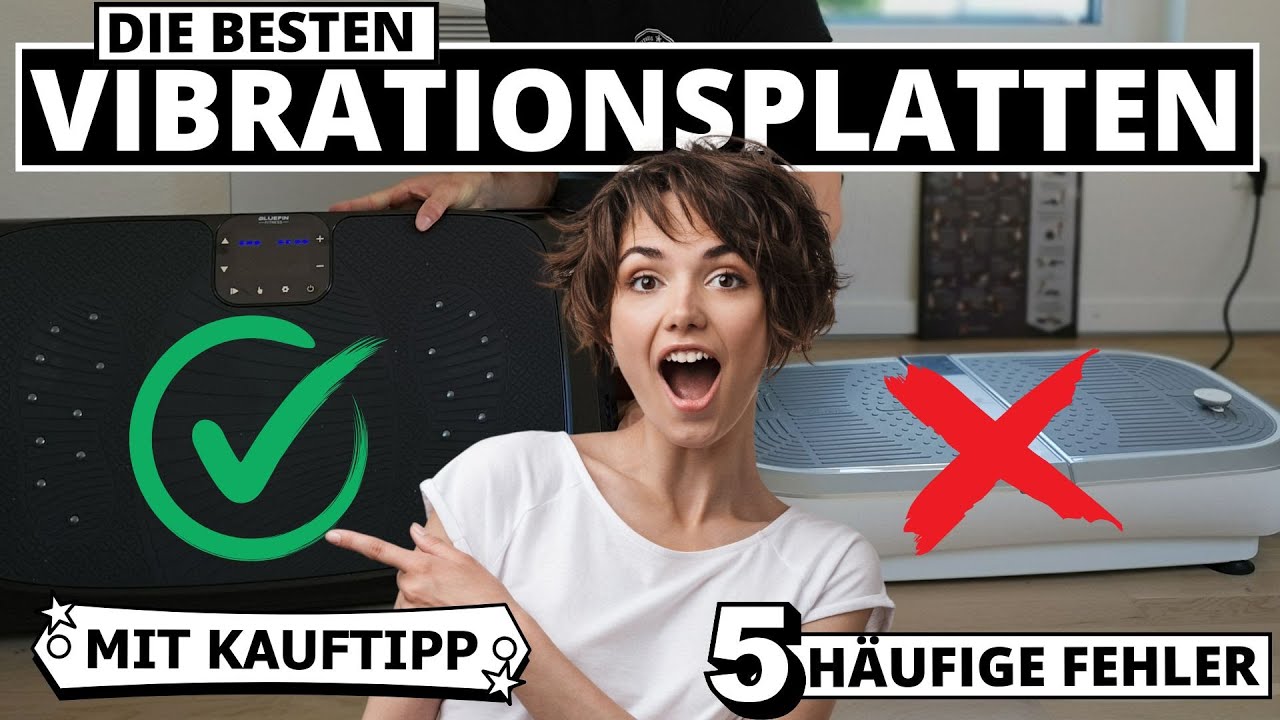 Beste Vibrationsplatte - 5 h&auml;ufige Fehler beim Kauf