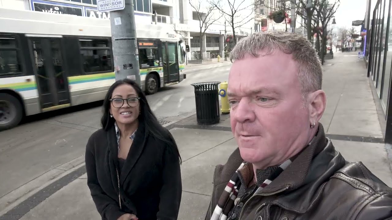 Downtown, Windsor, Ontario, Canada: Devastation and Despair in 4k