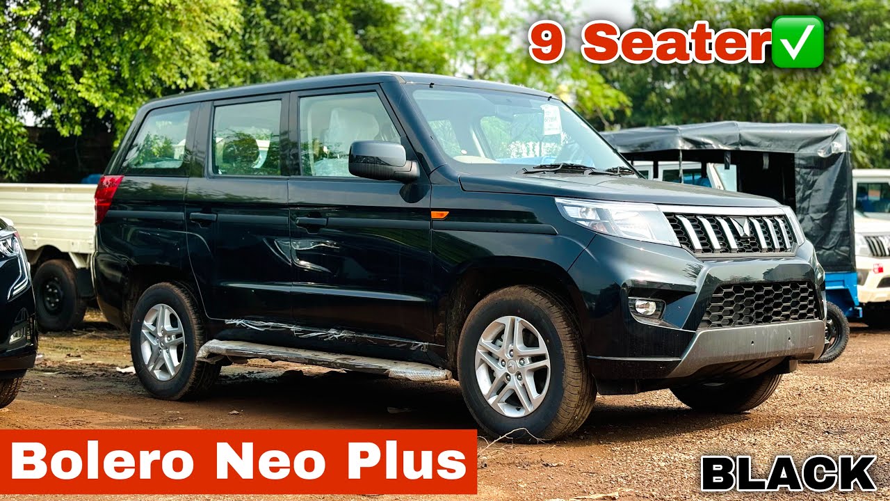 2024 Bolero Neo Plus P10 Black🔥 | 9 Seater Bolero Neo | New Engine✅ ₹12.49 Lakh