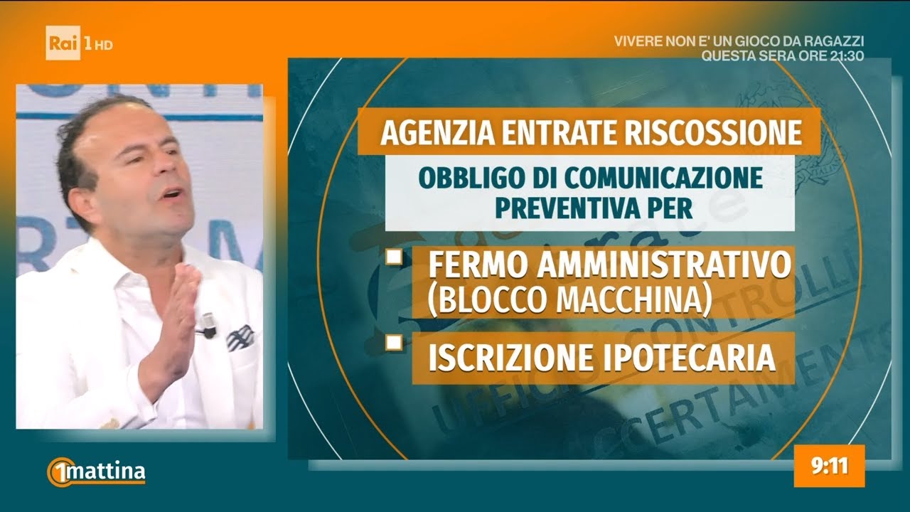 Cartelle esattoriali - Unomattina - 15/05/2023