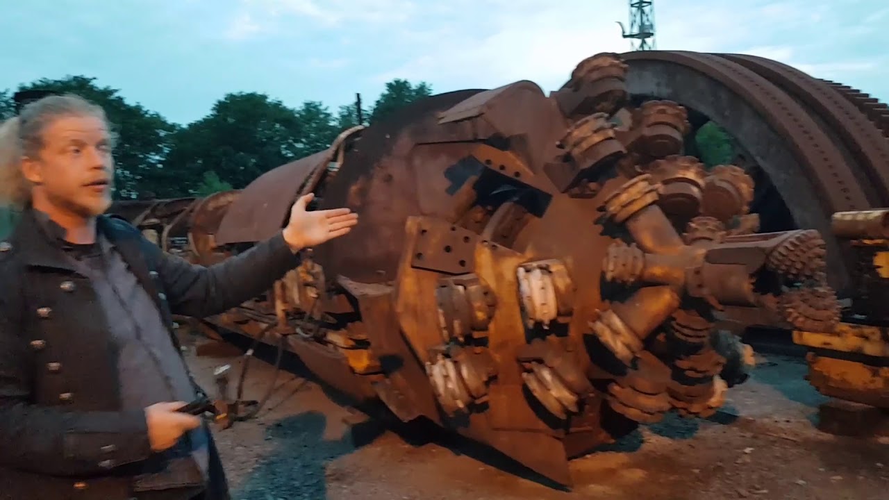 Exploring Mining equipment at the LWL Industriemuseum Zeche Zollern, Dortmund