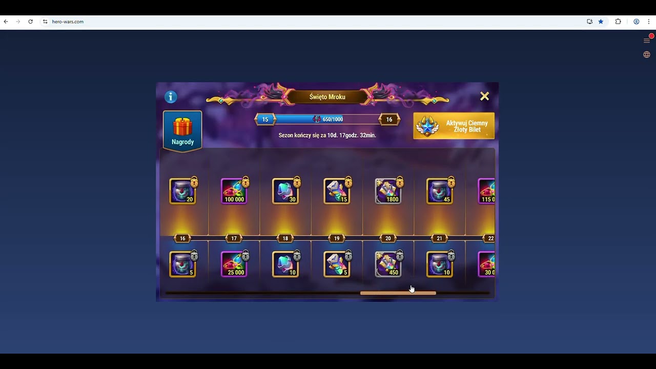 Hero Wars by DreSik (Winterfest - możliwie krótko w spartańskich warunkach)