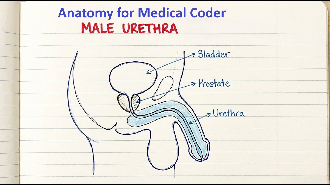 Anatomy of Male Urethra for Medical Coder