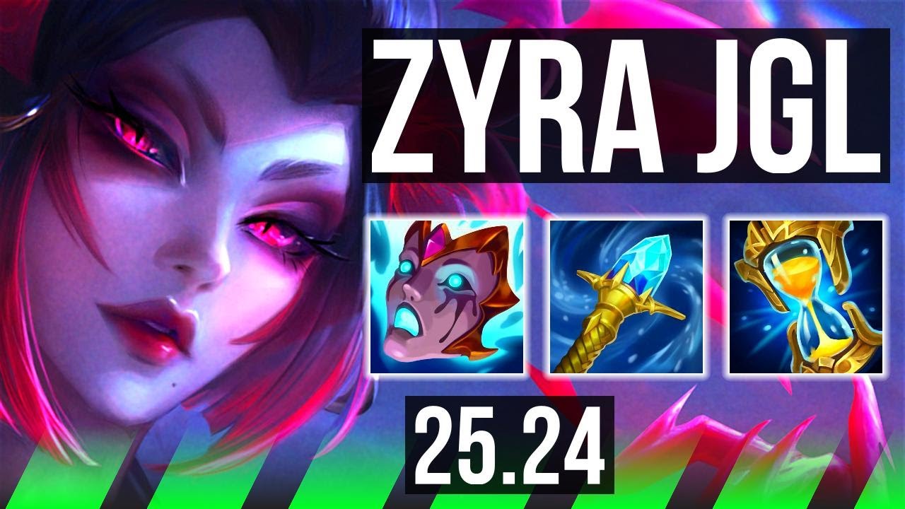 ZYRA vs MALPHITE (JGL) | Good KDA: 15/1/10 | NA Challenger | 25.24