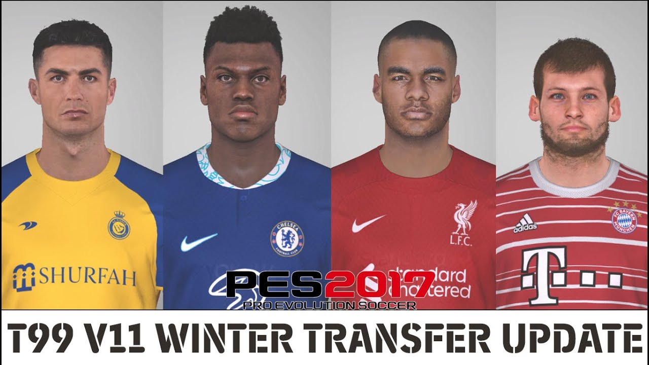 PES 2017 | New Option File 2023 | T99 & Smoke Patch Winter Transfer Update