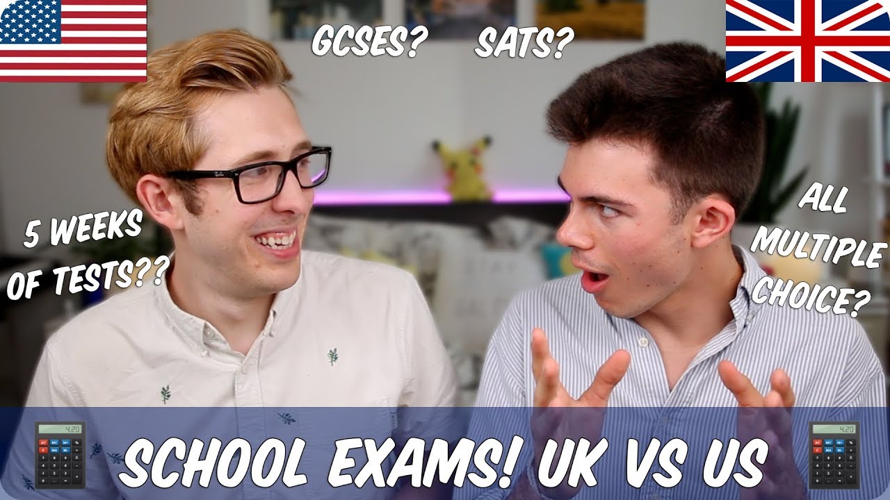 School Exams! British VS American | Evan Edinger & Jack Edwards