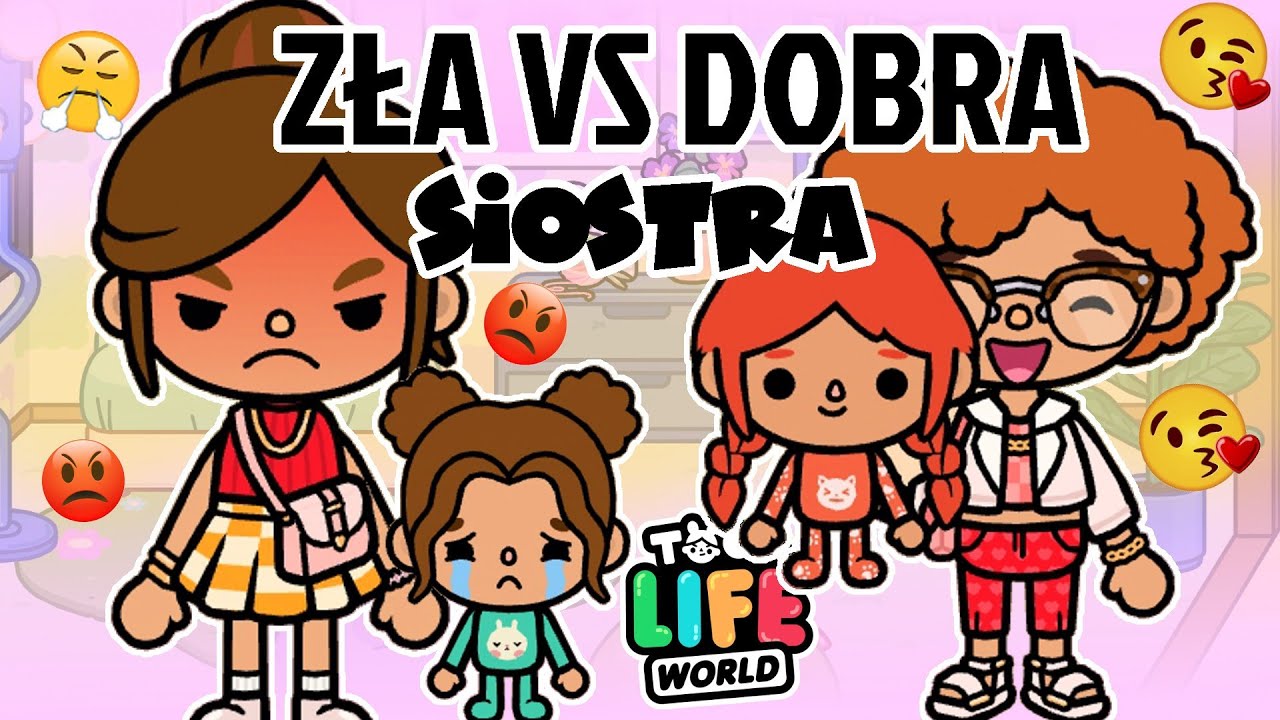 ZŁA siostra kontra DOBRA siostra 😱 historyjka Toca Boca