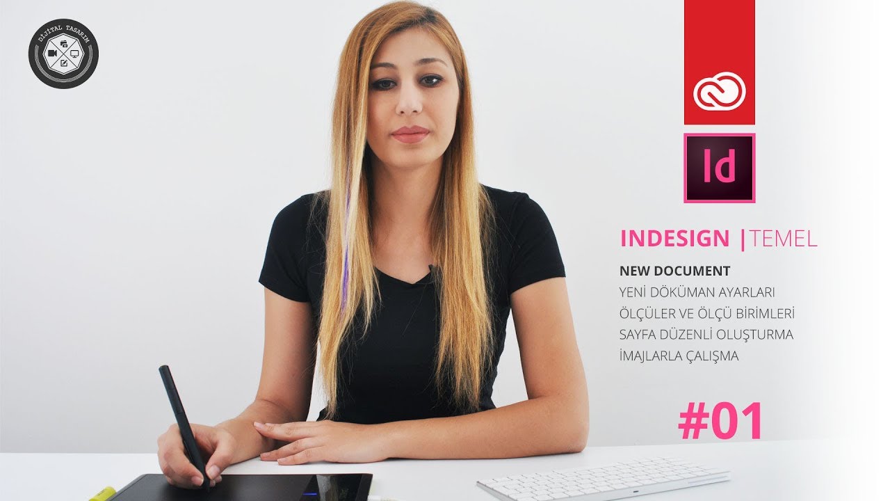 Adobe Indesign CC Dersleri | #01 | Indesign Giriş - Yeni döküman ayarları