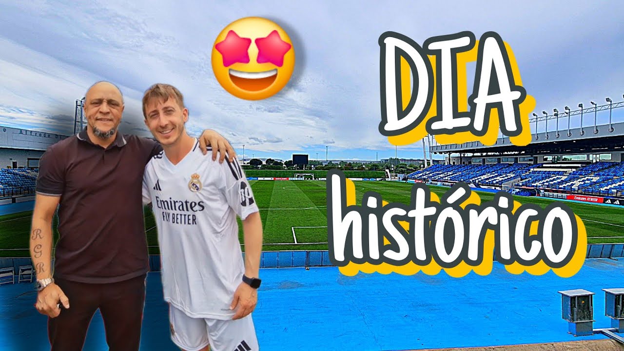 ¡ CONOZCO en PERSONA a ROBERTO CARLOS y ENTRENO en la CIUDAD DEPORTIVA del REAL MADRID ! 😳