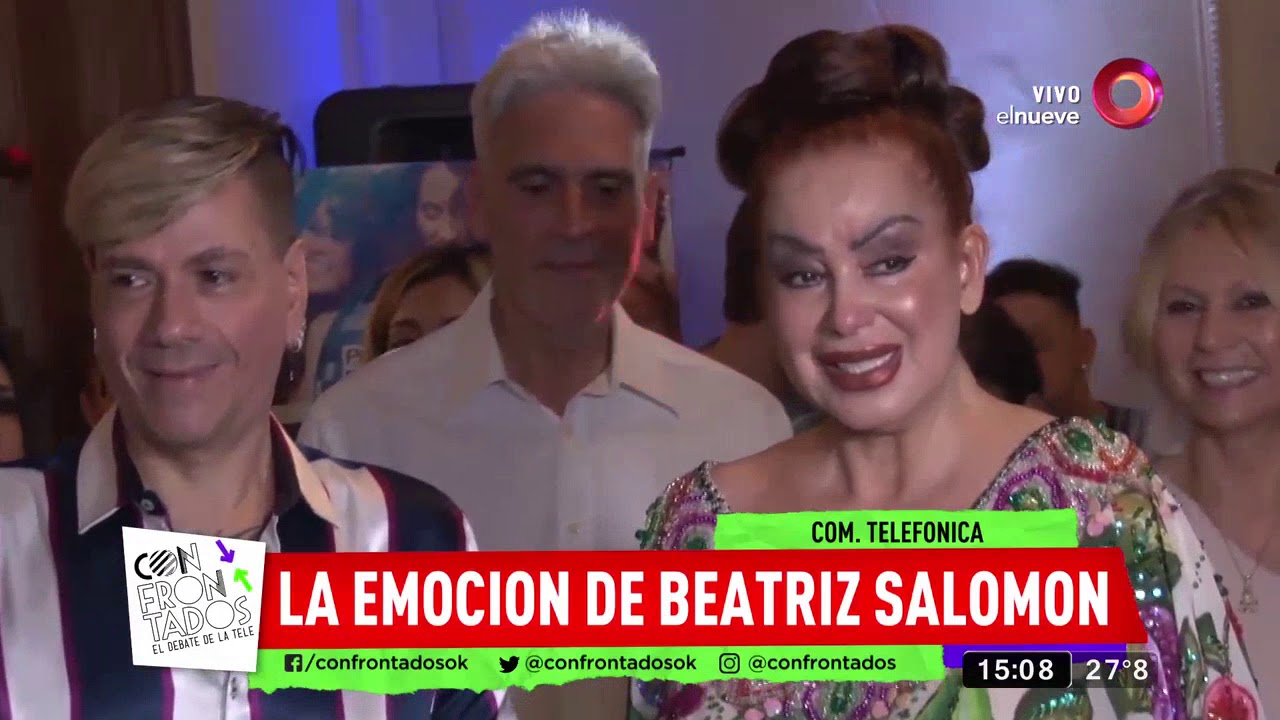 La emoción de Beatriz Salomón en los 15 de su hija