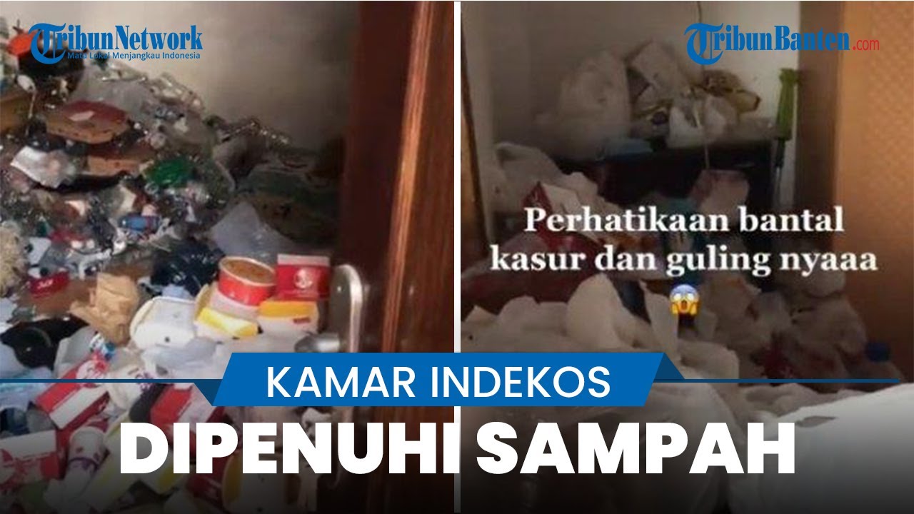 Viral Sebuah Kamar Indekos Dipenuhi Tumpukan Sampah setelah Ditinggal Penghuninya