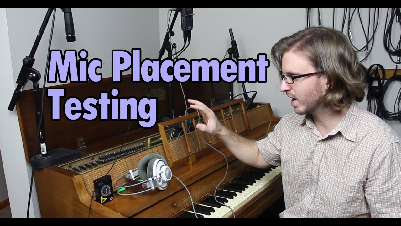 Recording Piano Mic Placement A/B Testing with SM57's