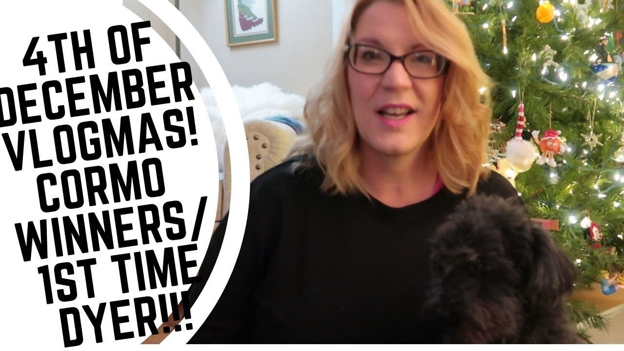 Happy Merry Vlogmas-Dec 4th, 2021! 1st time Acid Dyeing Wool! BFL/Cheviot/Perendale/Cormo Winners!