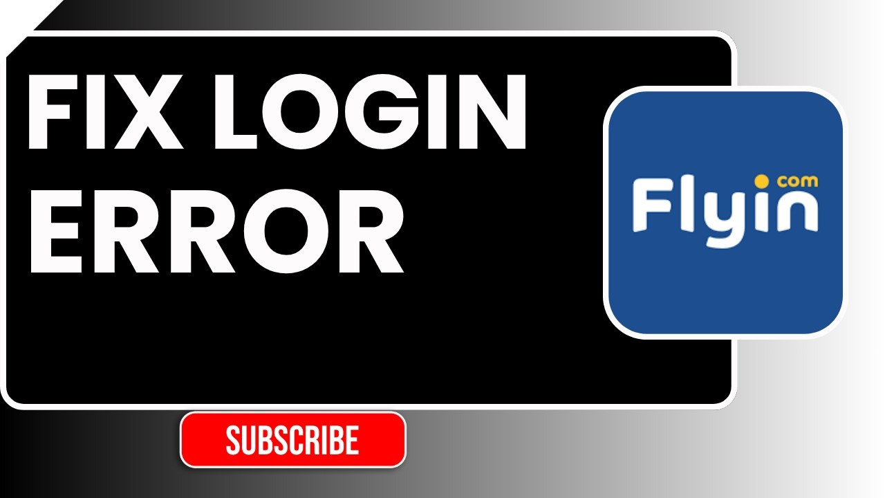 How to Fix Login Error in Flyin 2026 | Flyin App Sign In Problem Fix