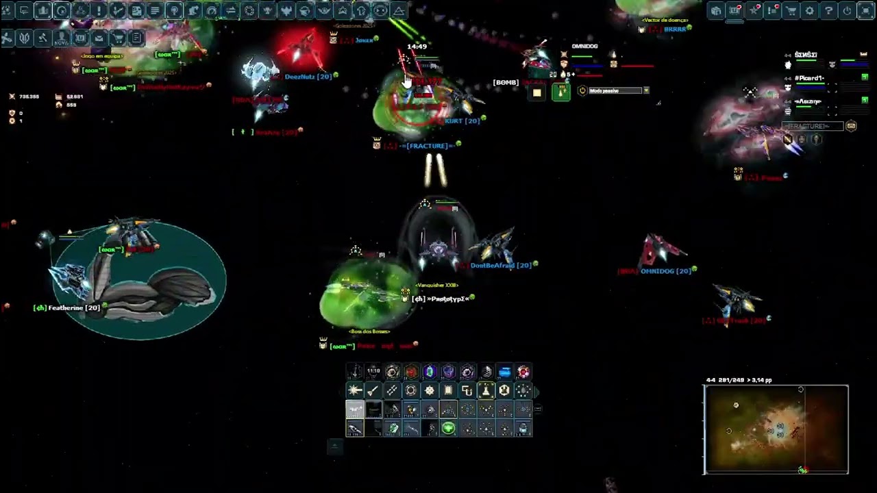Darkorbit- HUGE TEAM FIGHT GE1 [25V??] 📺