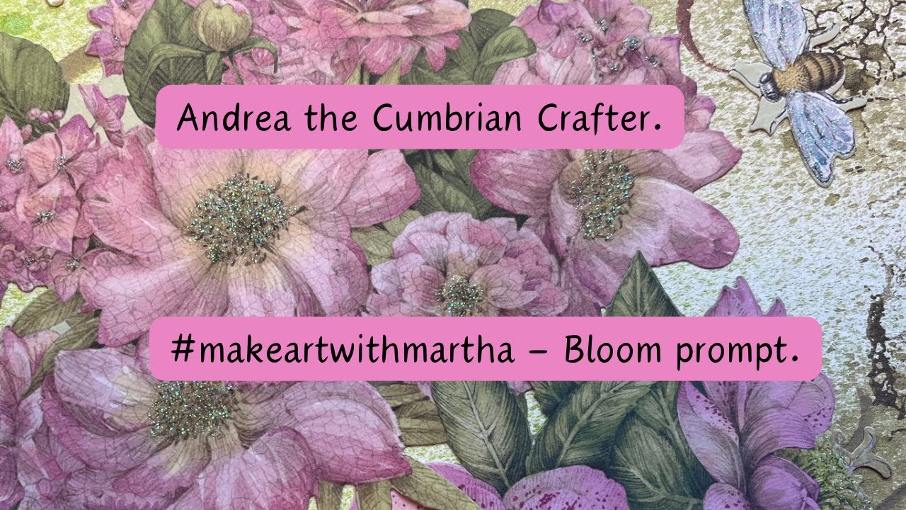 #makeartwithmartha - Bloom prompt #pick10 #artjournalpage @martha_makes_art