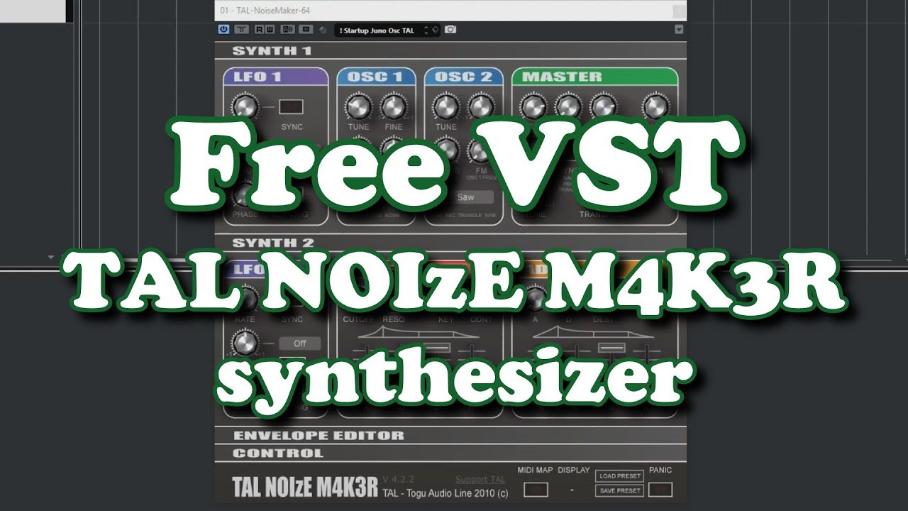 Free VST - TAL Noise Maker Synthesizer