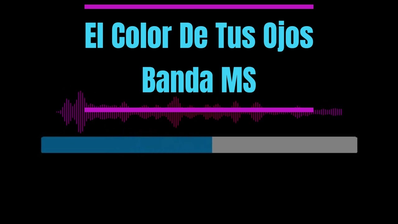 Karaoke - El Color De Tus Ojos - Banda MS