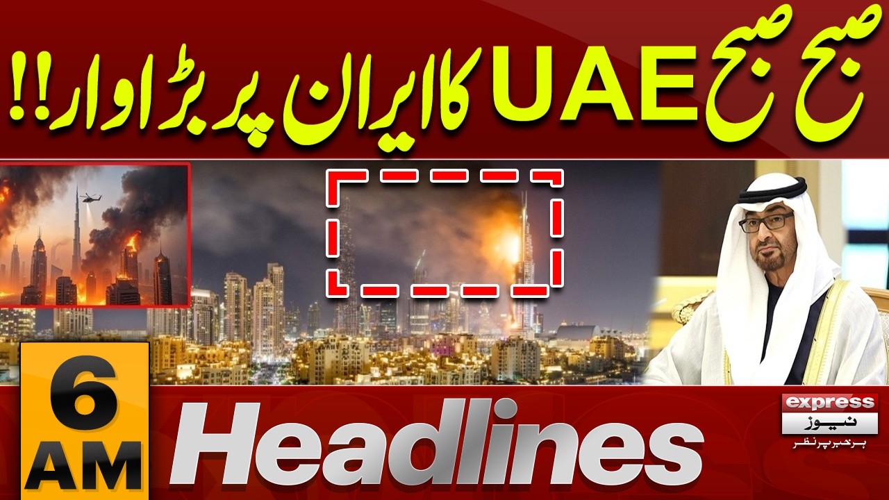 Iran Israel US War Update | UAE Closes Embassy in Tehran!! | 6 AM News Headlines
