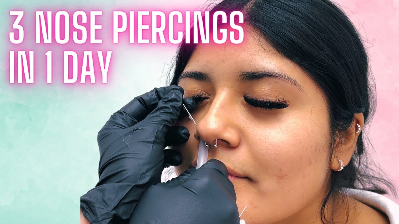 Jony's Vlog 005: 3 Nose Piercings in 1 Day!