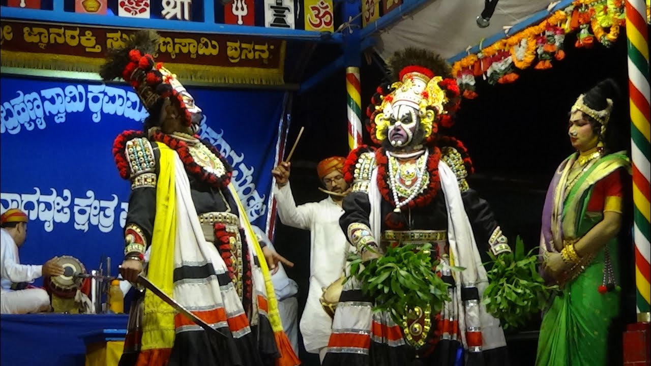 Yakshagana -- Samagra Vaali - 9 - Nellyadi - Bellippadi - Kinningoli - Kadaba - jayakeerthi