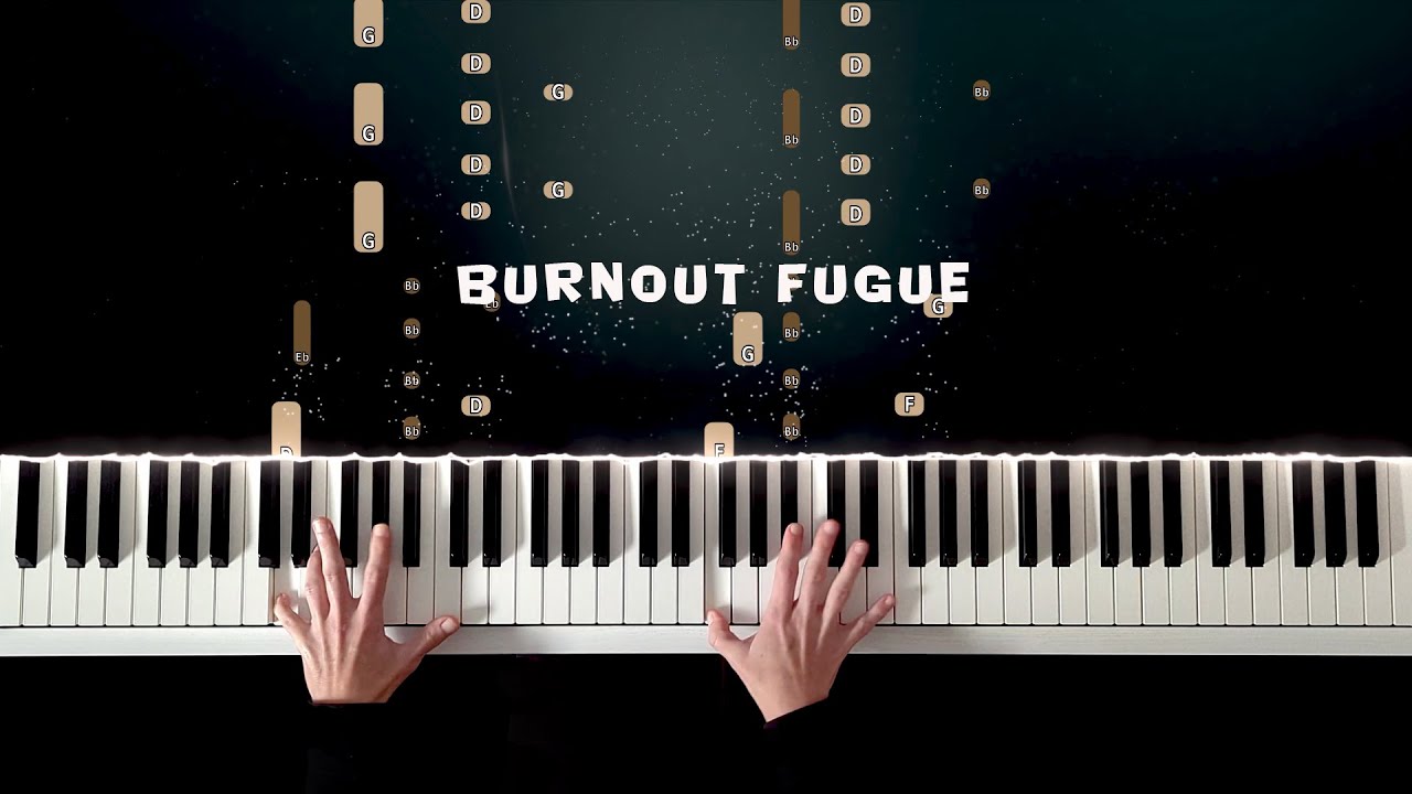 Burnout Fugue Alexandra Streliski Piano Tutorial