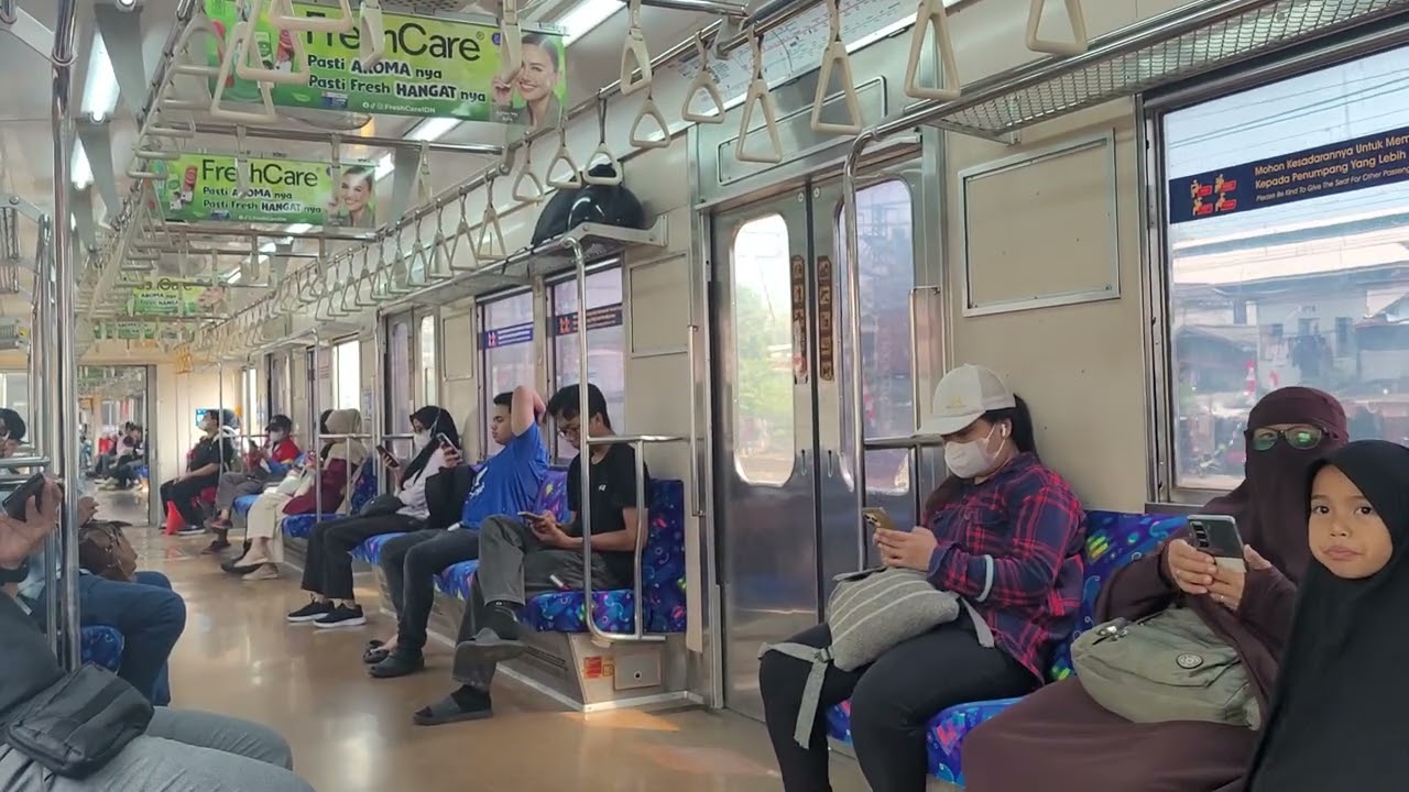 (Railway Joyride) KRL Commuter Line Jabodetabek 東急田園都市線8500系8618F Jakarta Kota-Kampung Bandan