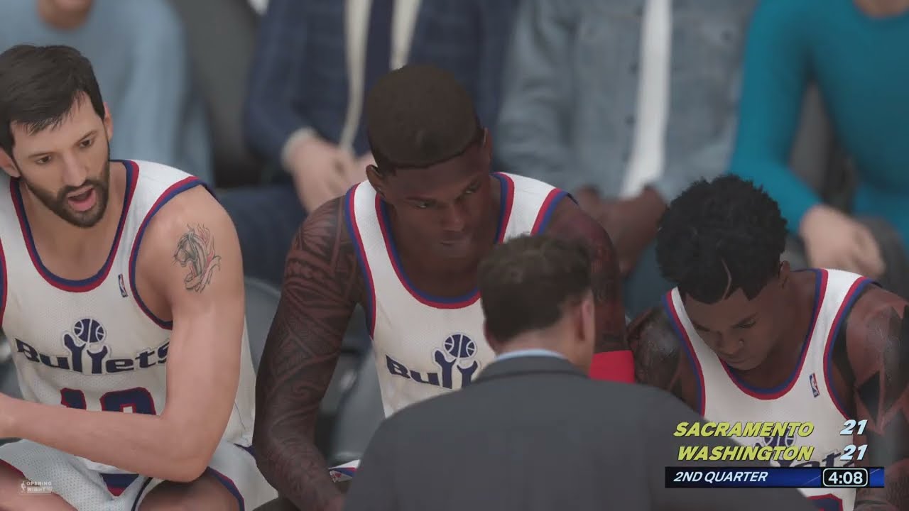 NBA 2K25 MyEra Simulation 91 Jordans Era Curry/Durant Era 🏆🏆  vs Bullets