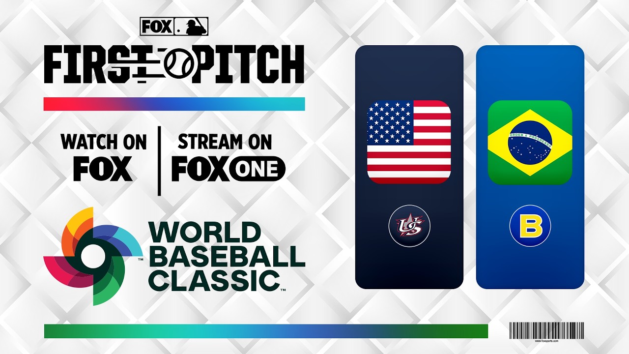USA vs Brazil | World Baseball Classic | #FirstPitch