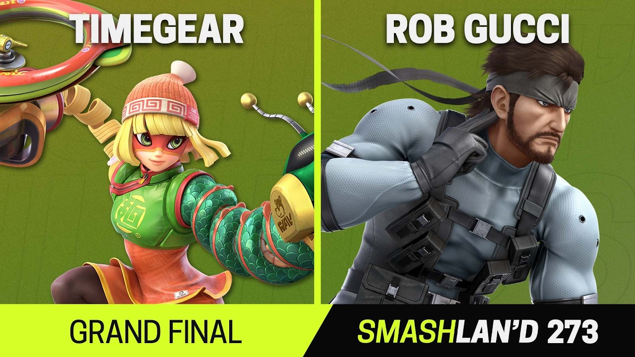 SmashLAN'd 273 Grand Final - TimeGear (Min Min) vs Rob Gucci (Snake) - SSBU Tournament